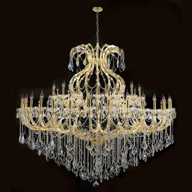49-light Maria Theresa classic chandelier Gold finish