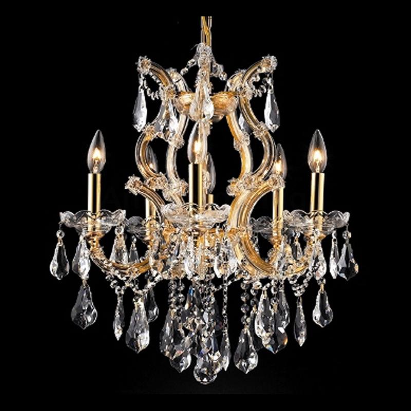 6-light Maria Theresa classic chandelier  